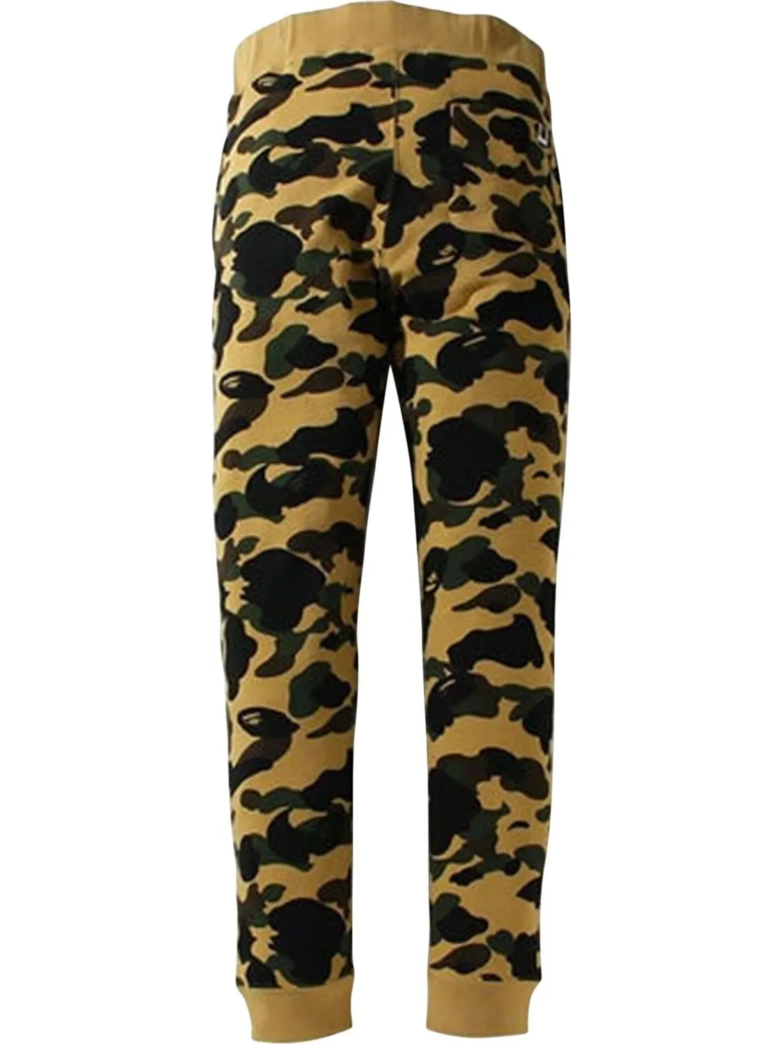 Спортивные брюки BAPE 1st Camo Shark Slim Fit Sweatpants 'Yellow' — изображение 2 из 2, желтый