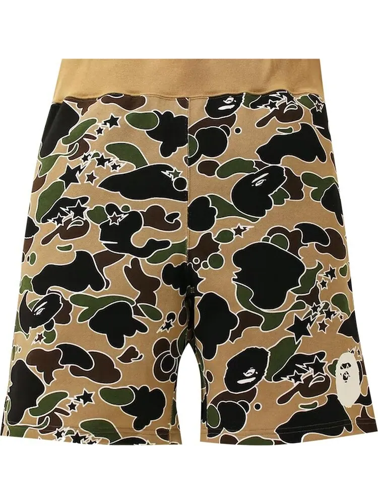 Шорты BAPE Sta Camo Sweat Shorts 'Yellow' — изображение 1 из 1, желтый