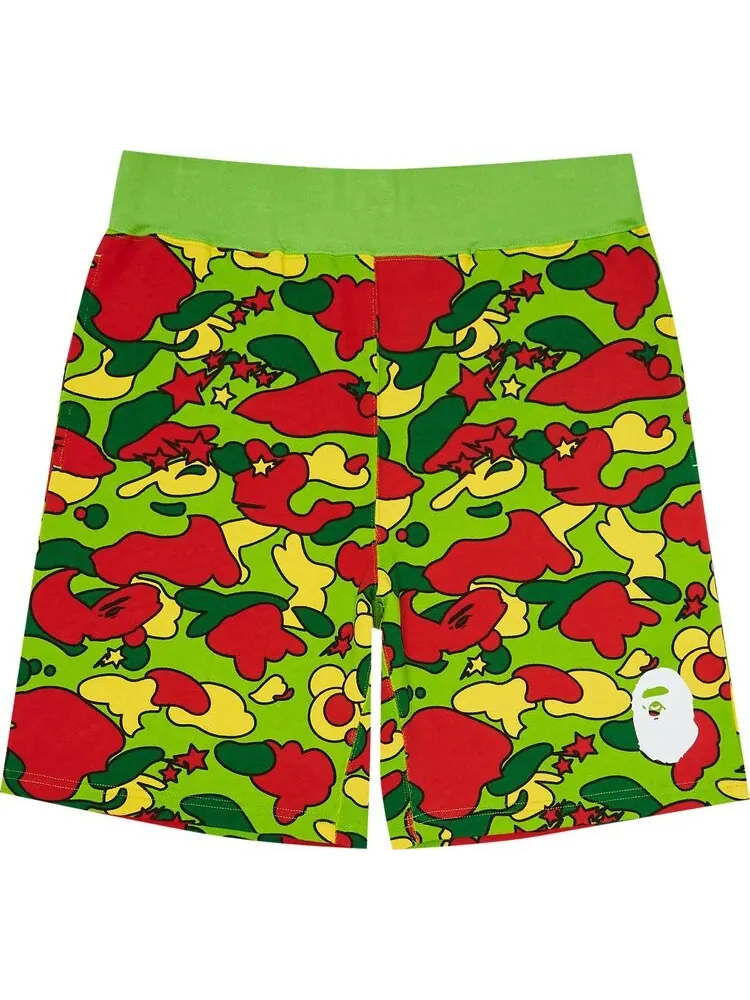 Шорты BAPE Sta Camo Sweat Shorts 'Multicolor' — изображение 1 из 1, мульти