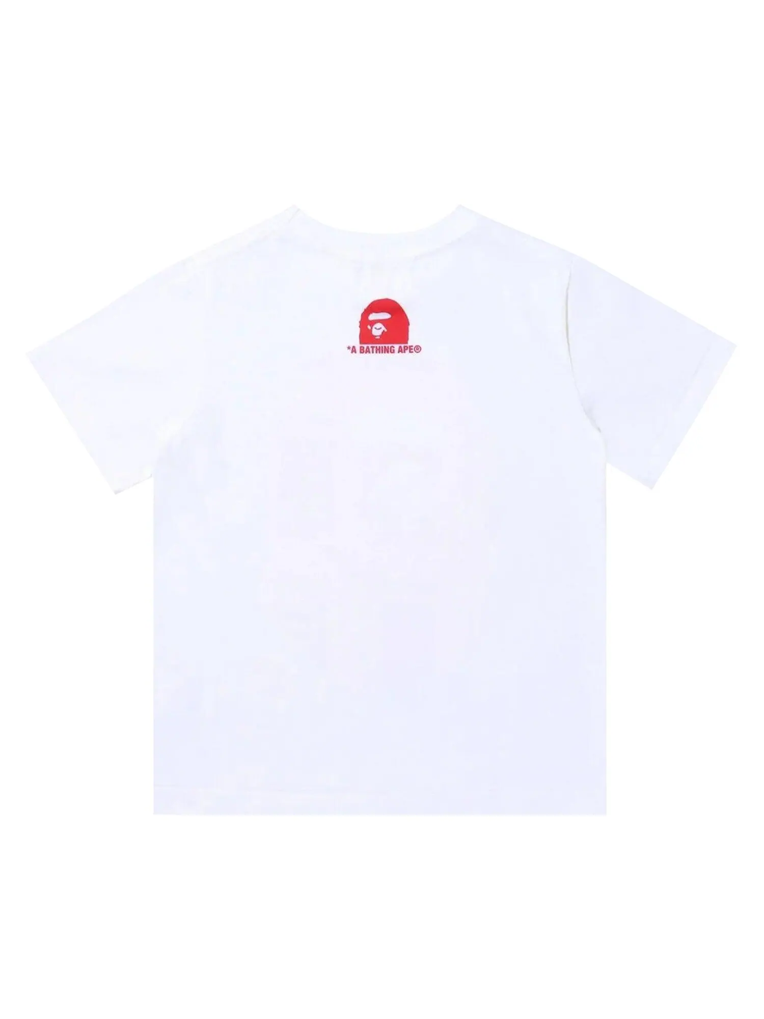 BAPE Подарочная футболка с головой обезьяны в клетку — изображение 2 из 2, белый
