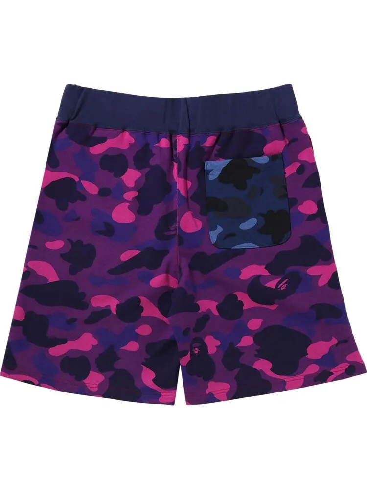 Шорты BAPE Crazy Camo Shark Sweat Shorts 'Red' — изображение 2 из 2, красный