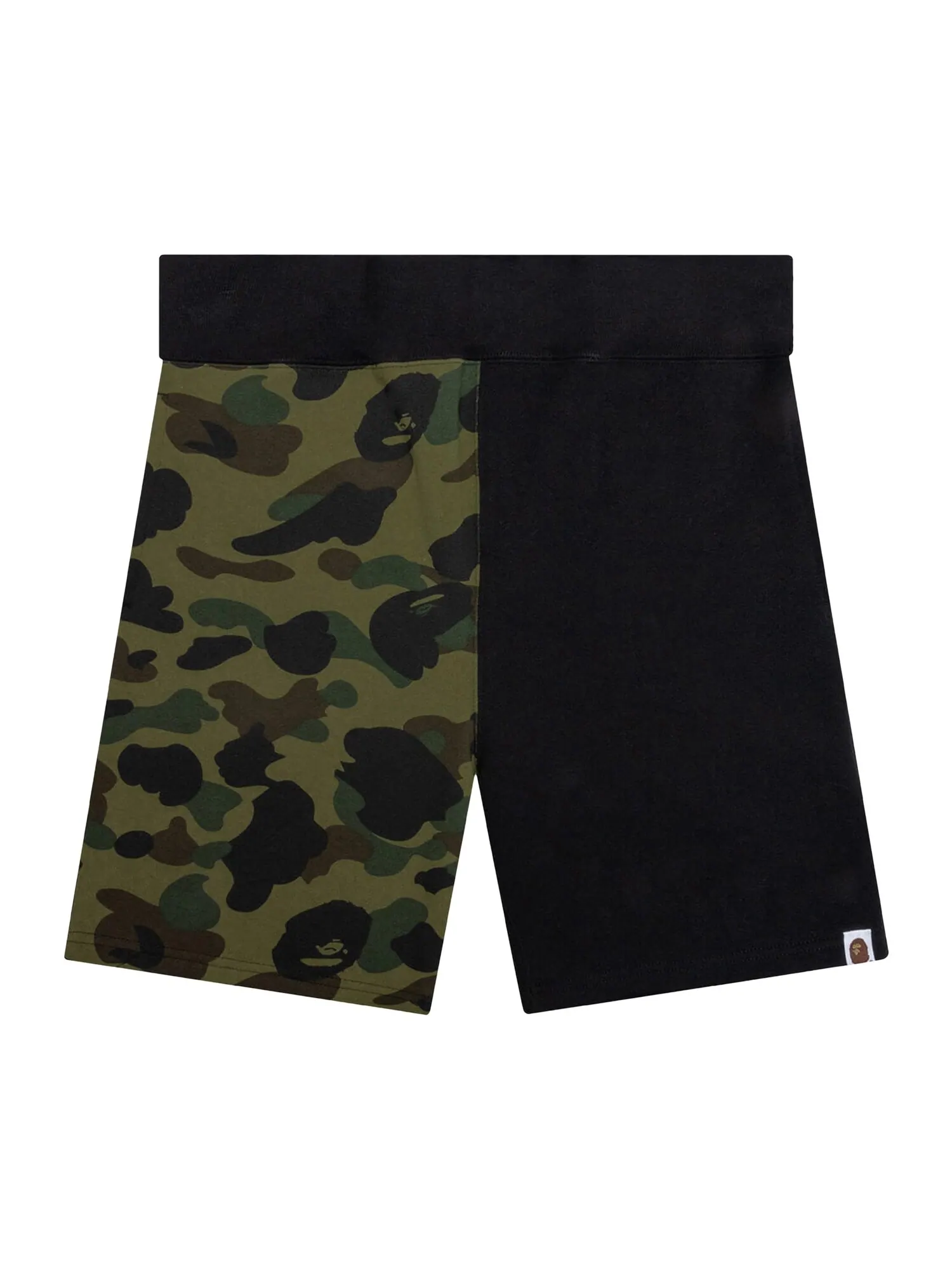 Спортивные шорты BAPE 1st Camo Back Shark — изображение 1 из 2, черный/зеленый