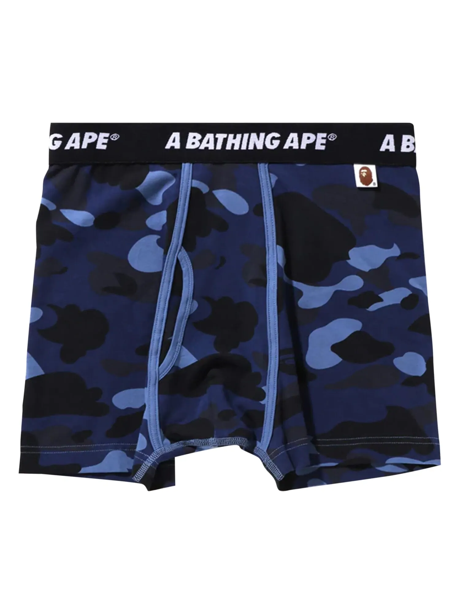 Камуфляжные шорты BAPE Темно-синий — изображение 1 из 1