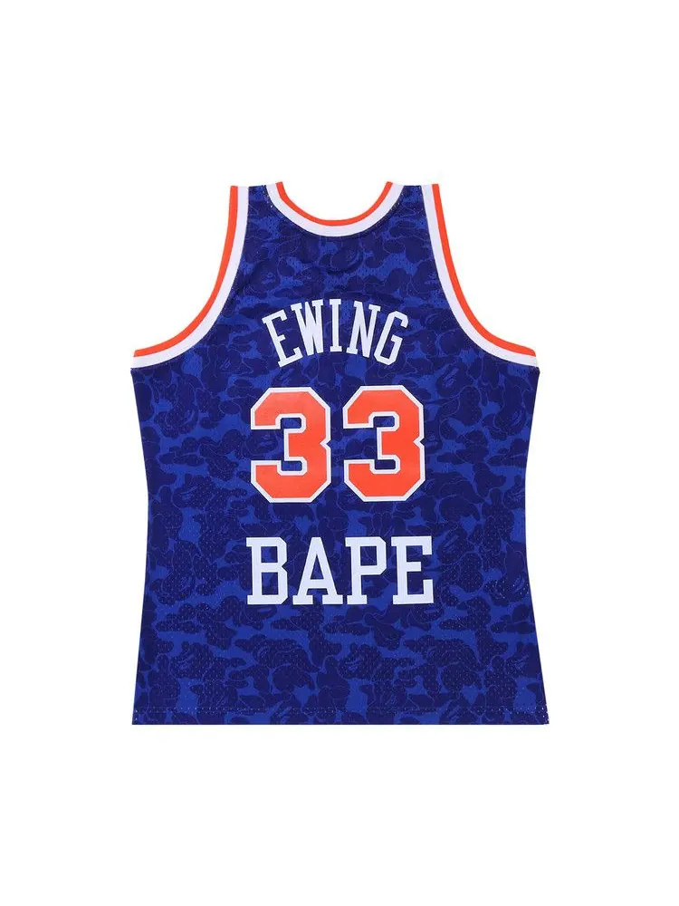 Джерси BAPE x Mitchell & Ness New York Knicks Ewing Jersey — изображение 2 из 2, синий