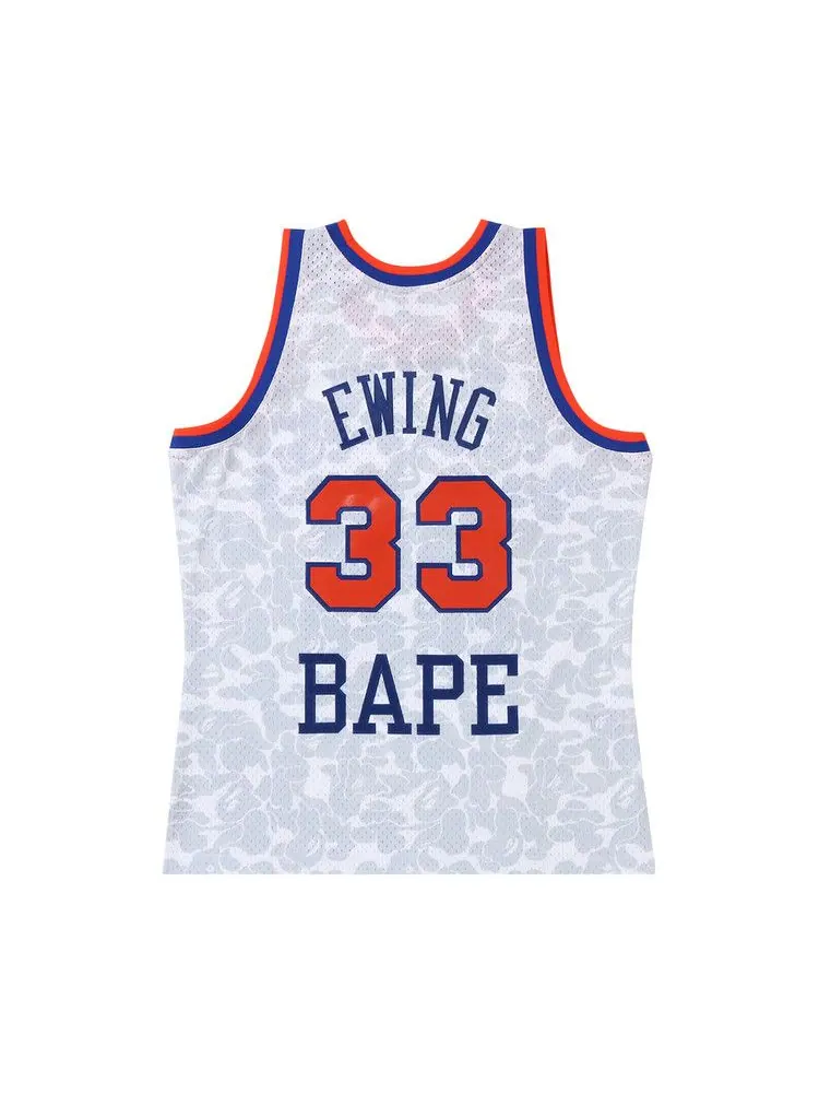 Джерси BAPE x Mitchell & Ness New York Knicks Ewing Jersey — изображение 2 из 2, белый