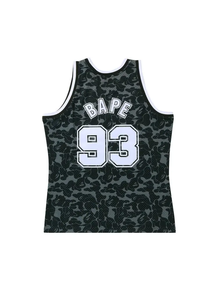 Джерси BAPE x Mitchell & Ness New Jersey Nets Jersey — изображение 2 из 2, черный
