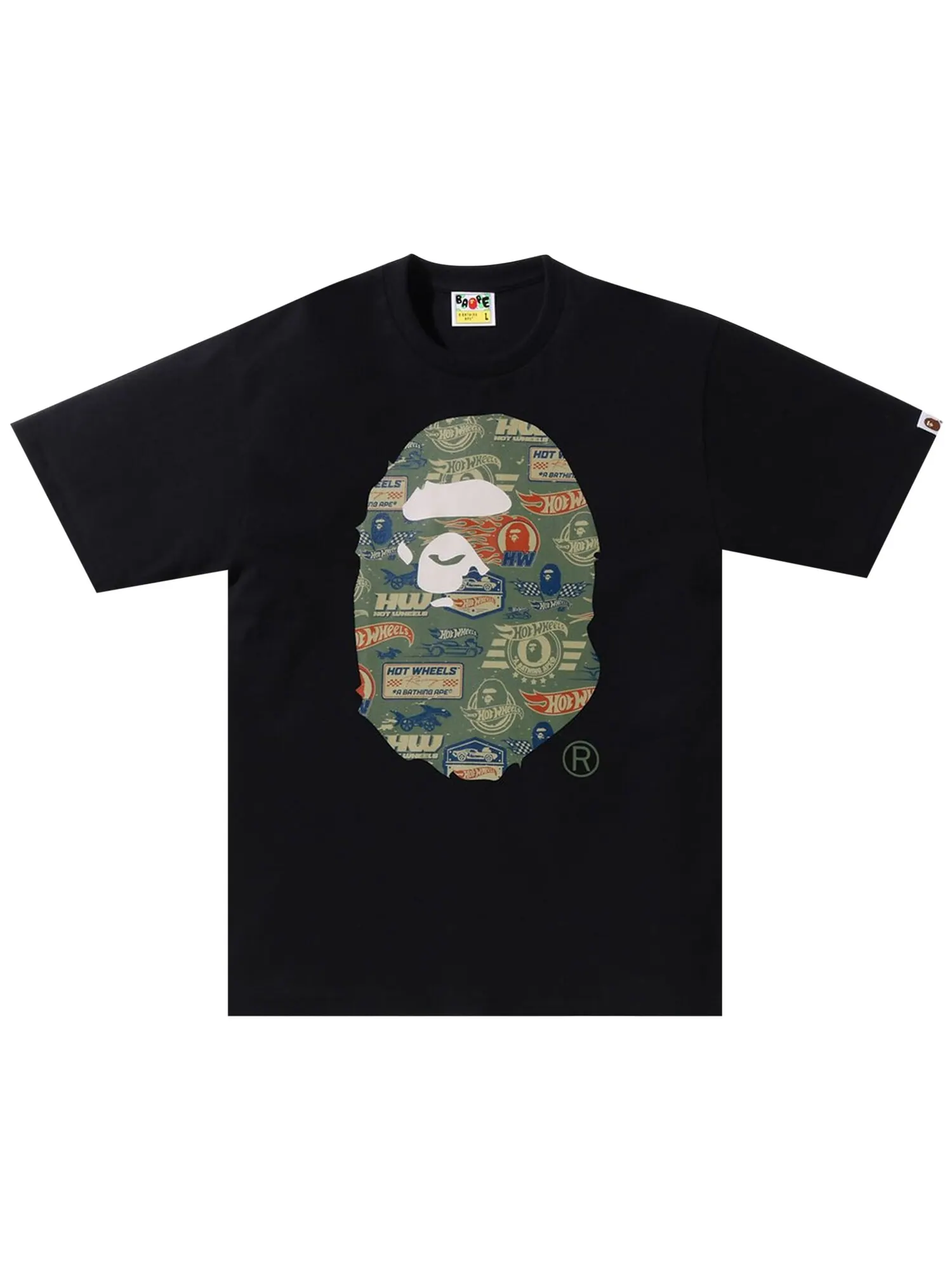 Футболка BAPE x Hot Wheels Ape Head — изображение 1 из 1, черный