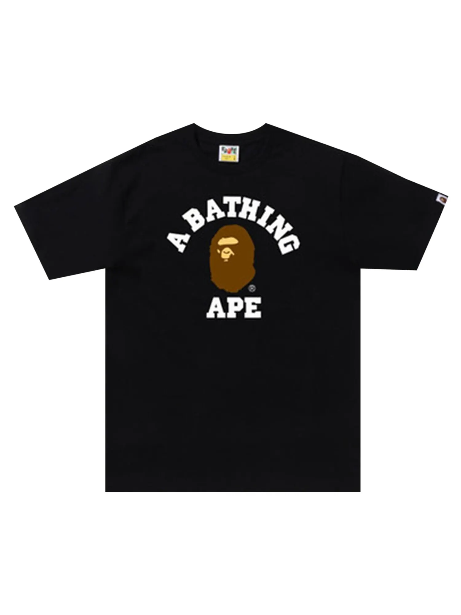 Футболка BAPE College — изображение 1 из 1, черный