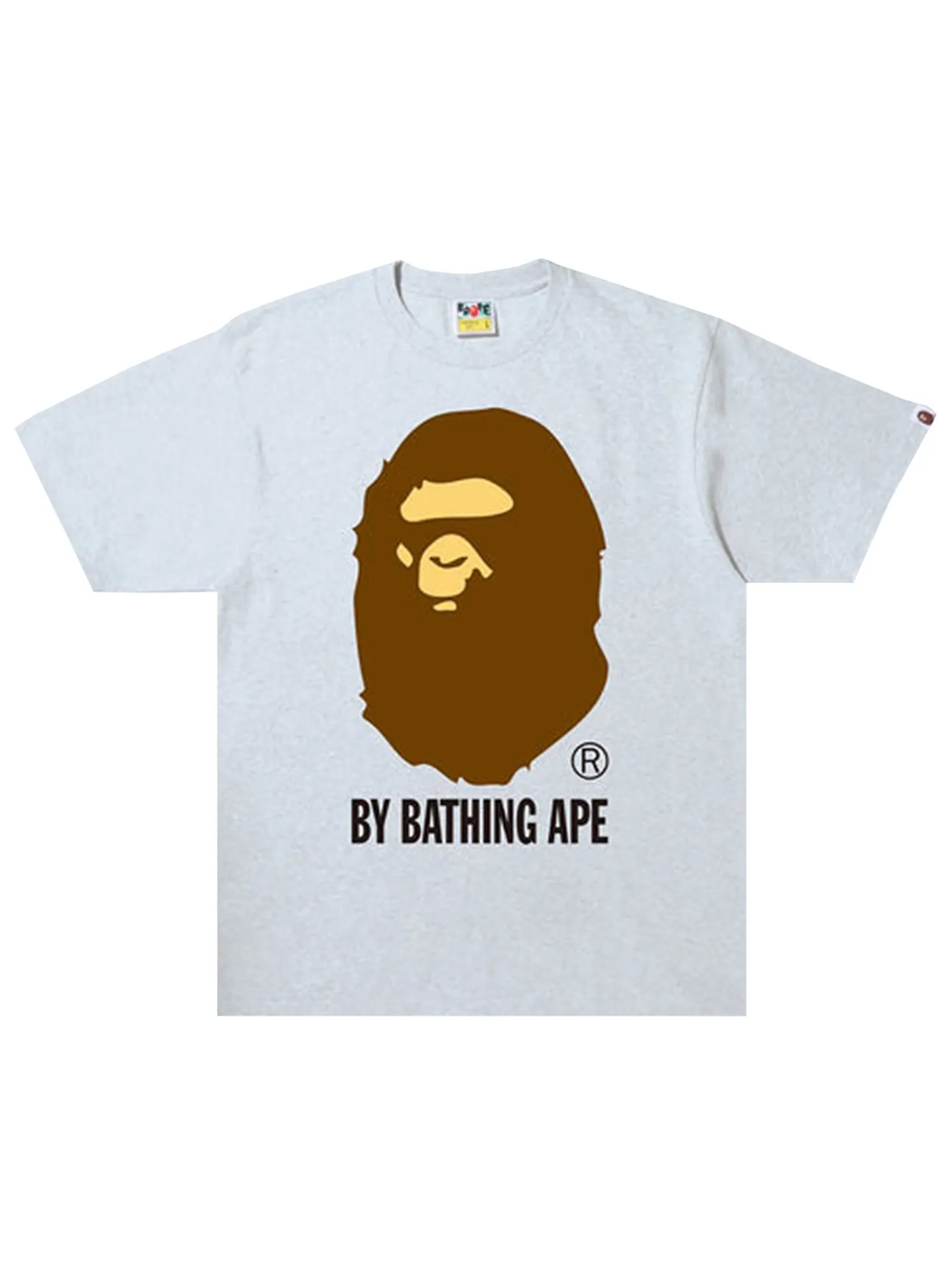 Футболка BAPE By Bathing Ape, серая — изображение 1 из 1, серый
