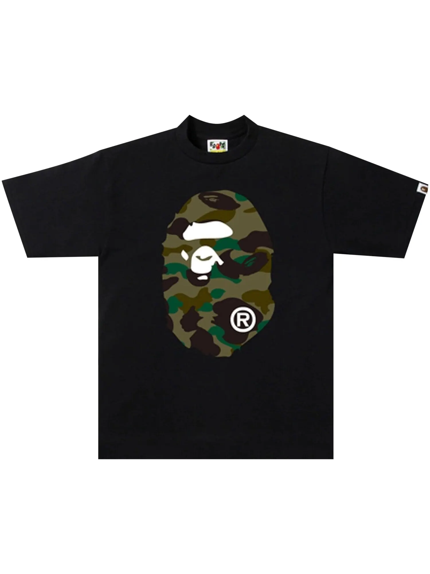 Футболка BAPE 1st Camo Big Ape Head