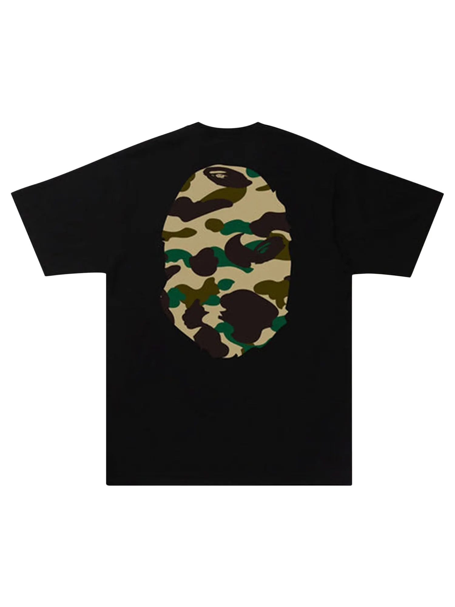 Футболка BAPE 1st Camo Big Ape Head — изображение 2 из 2, черный/желтый