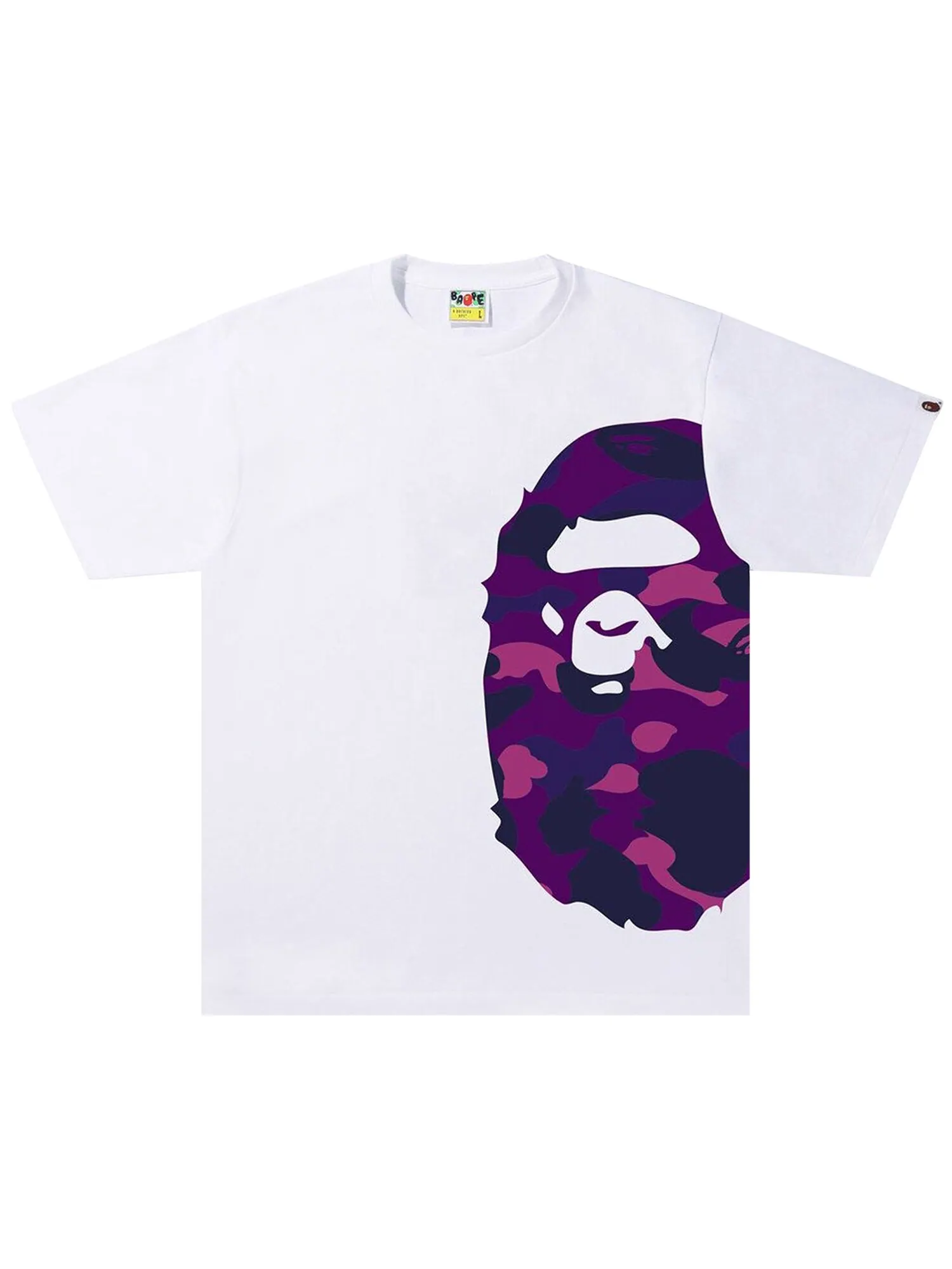 Футболка BAPE Camo Side Ape Head