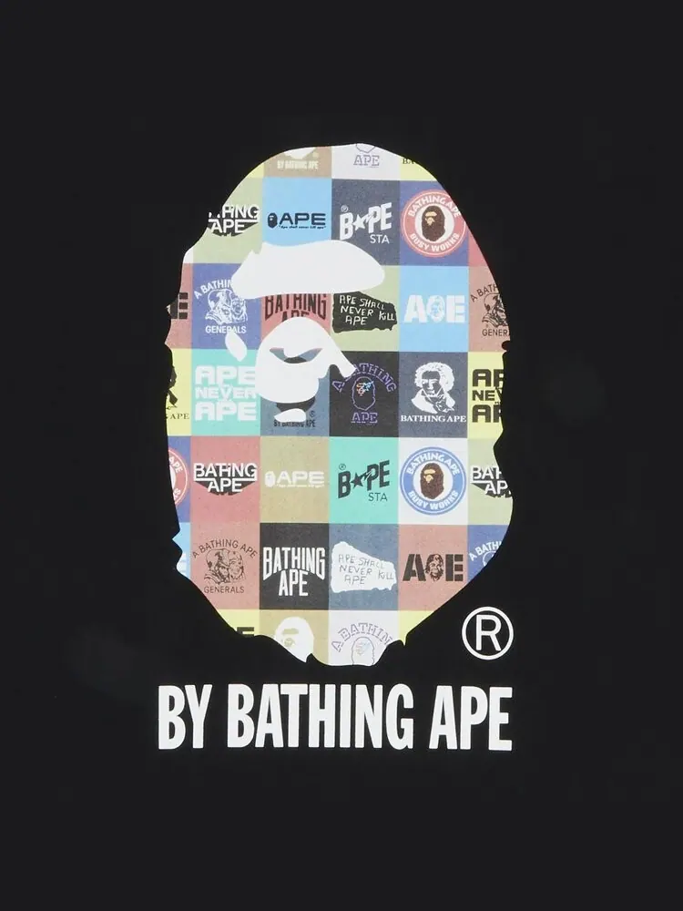 Футболка BAPE Classic Logo By Bathing Ape Tee 'Black' — изображение 3 из 3, черный