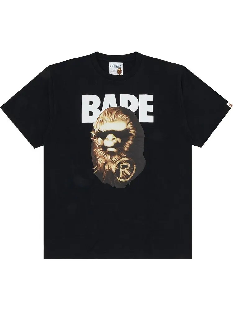 Футболка BAPE Ape Head Tee 'Black' — изображение 1 из 3, черный