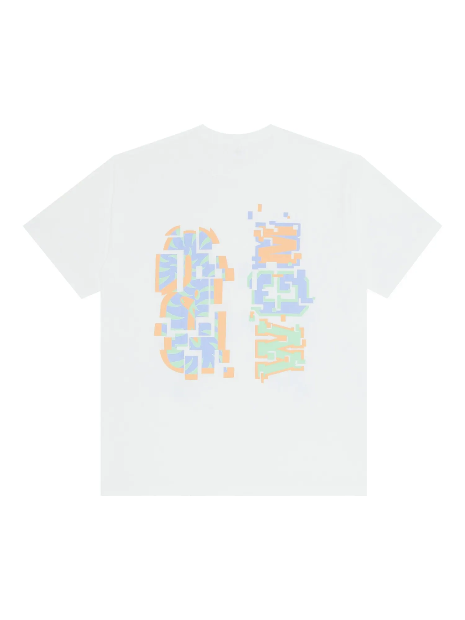 Футболка BAPE Digital Shark — изображение 2 из 3, белый