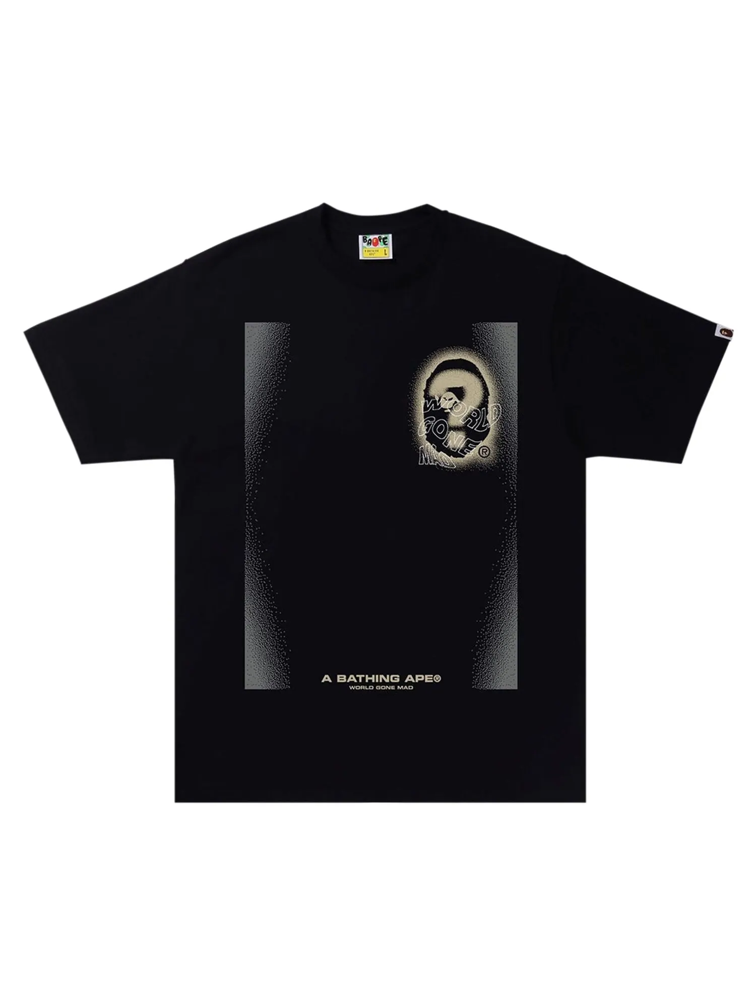 Футболка BAPE Multi Logo #3 — изображение 1 из 2, черный