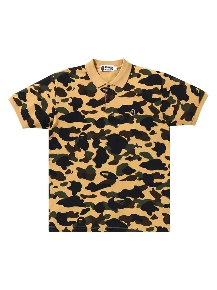 Поло BAPE 1st Camo One Point 'Yellow' — изображение 1 из 1, желтый