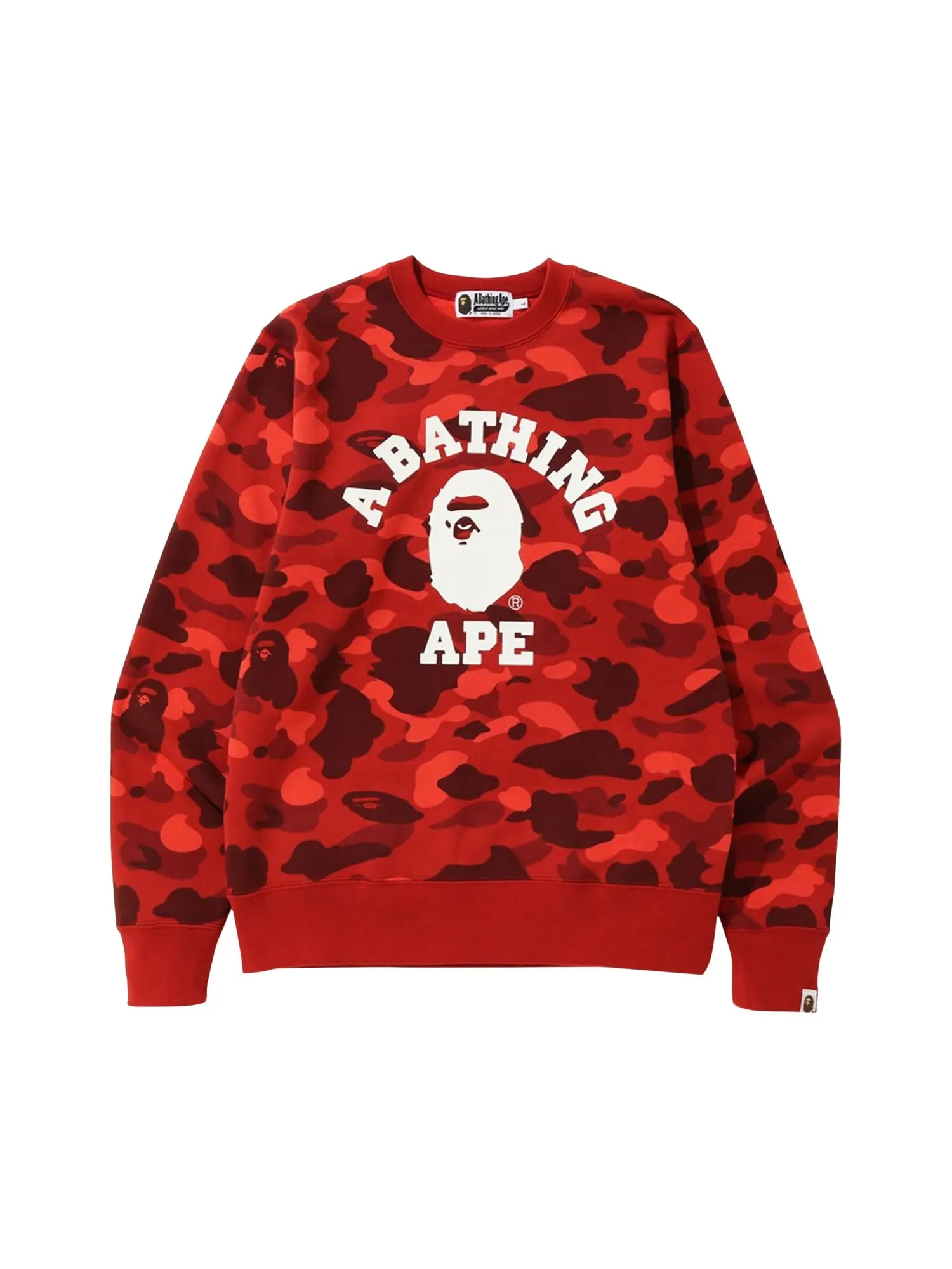 BAPE Color Camo College Crewneck