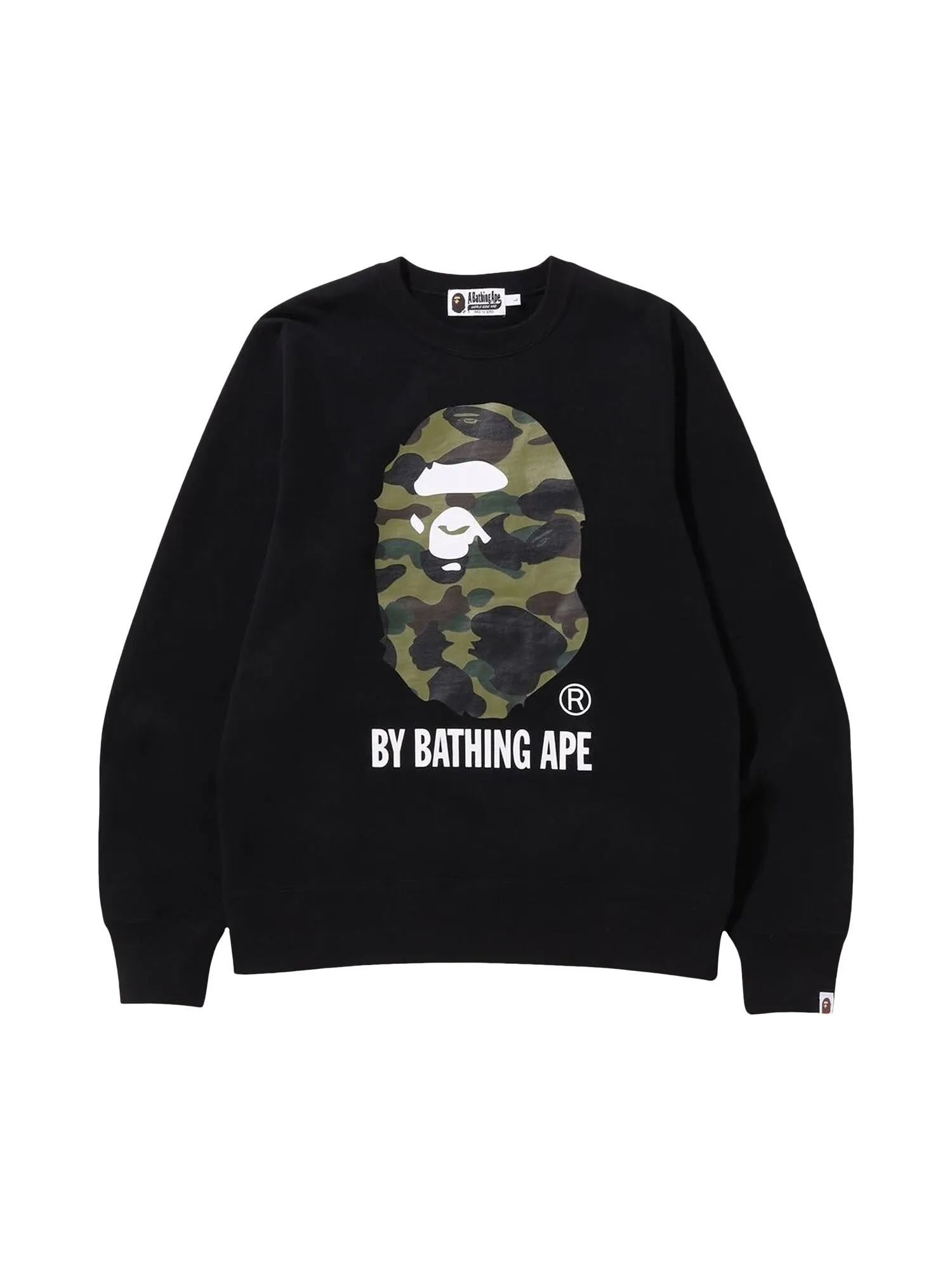 BAPE 1st Camo By Bathing Ape Crewneck — изображение 1 из 1, черный