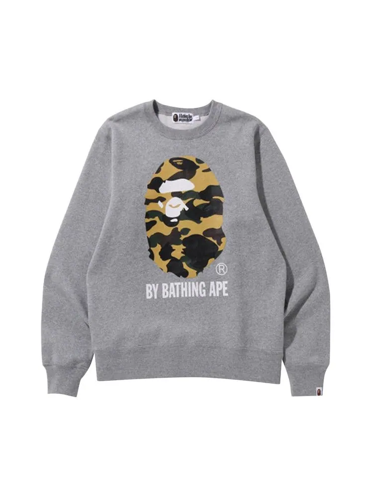 Свитер BAPE 1st Camo By Bathing Ape Crewneck — изображение 1 из 1, серый