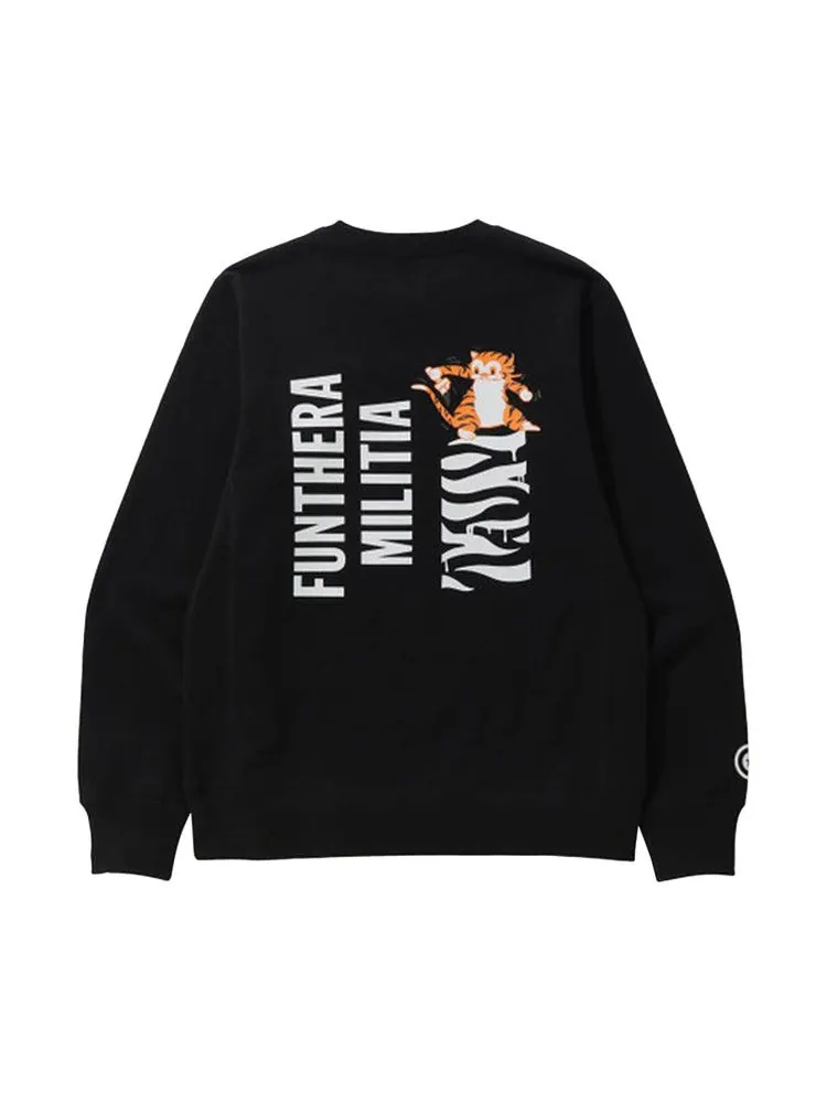 Свитер BAPE Tiger Crewneck — изображение 2 из 2, черный