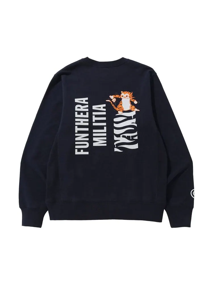 Свитер BAPE Tiger Crewneck — изображение 2 из 2, темно-синий