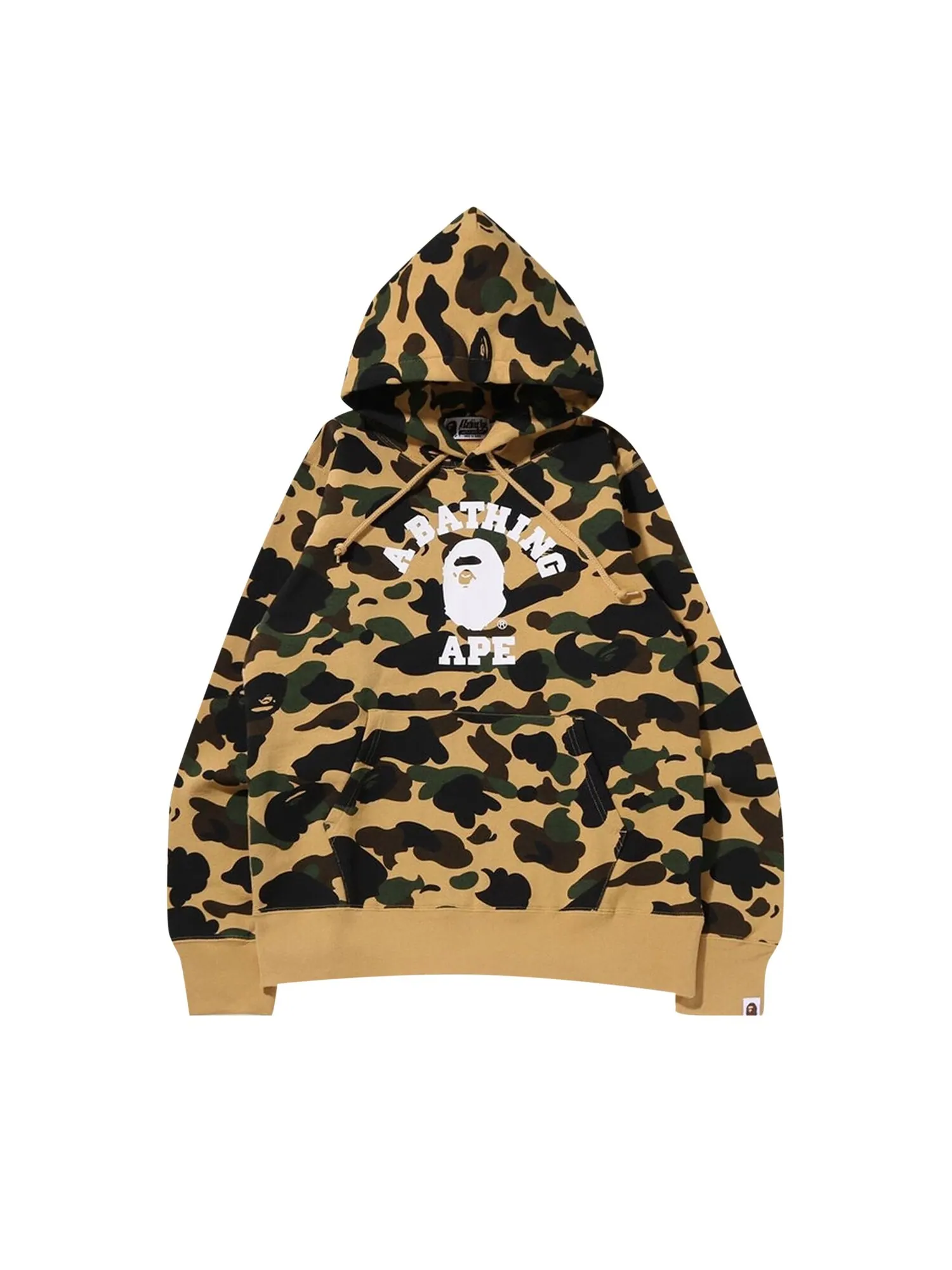 BAPE 1st Camo College Пуловер с капюшоном