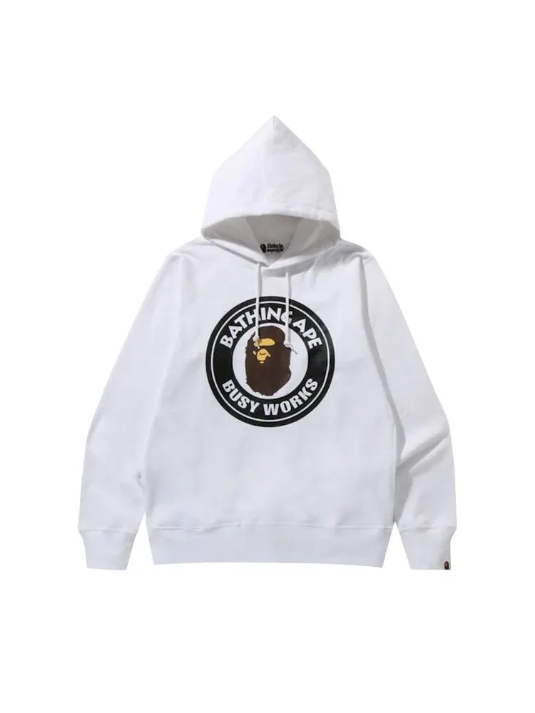 Худи BAPE Busy Works Pullover Hoodie — изображение 1 из 2, белый