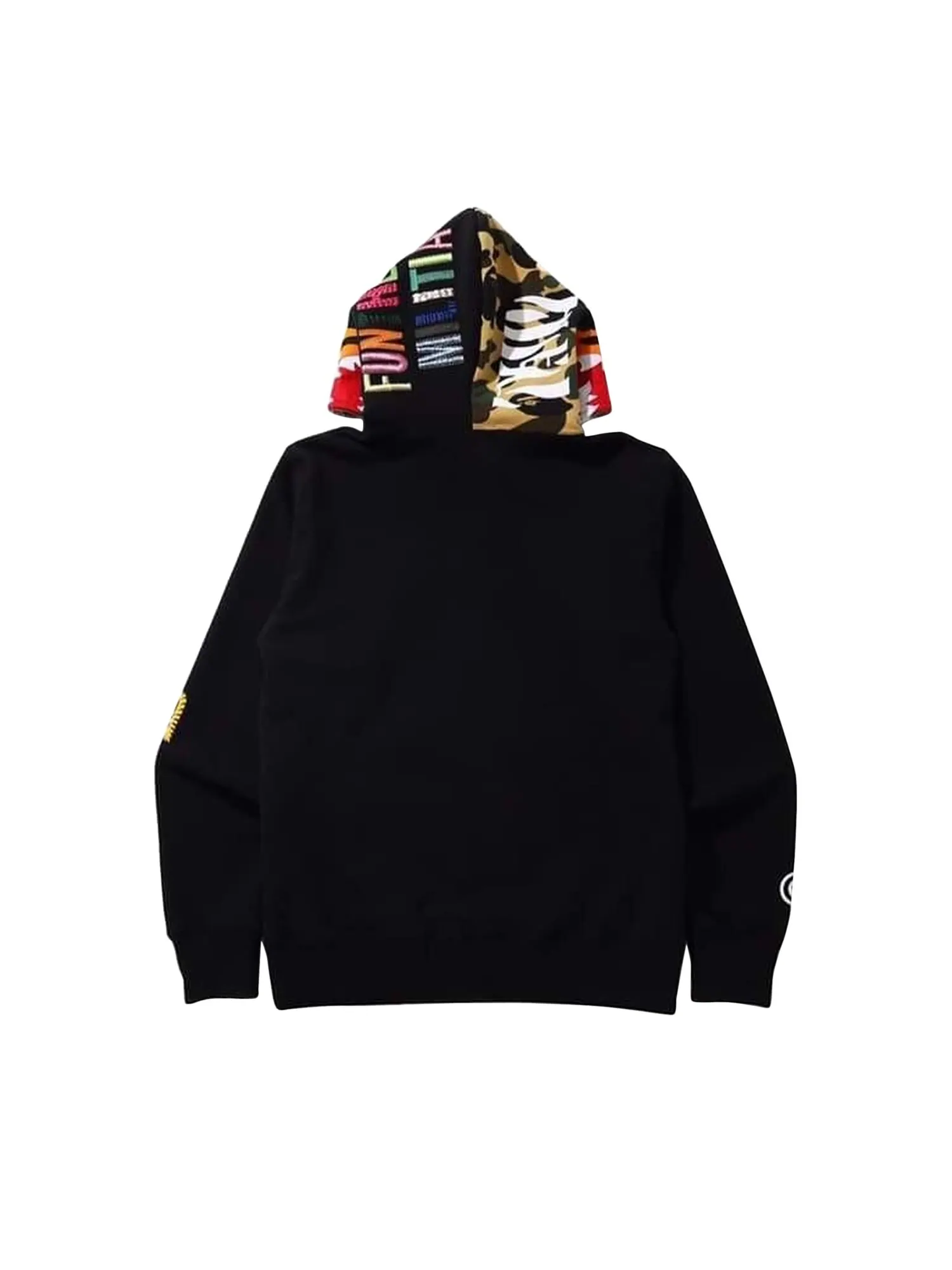 Толстовка с капюшоном на молнии BAPE Tiger — изображение 2 из 2, черный