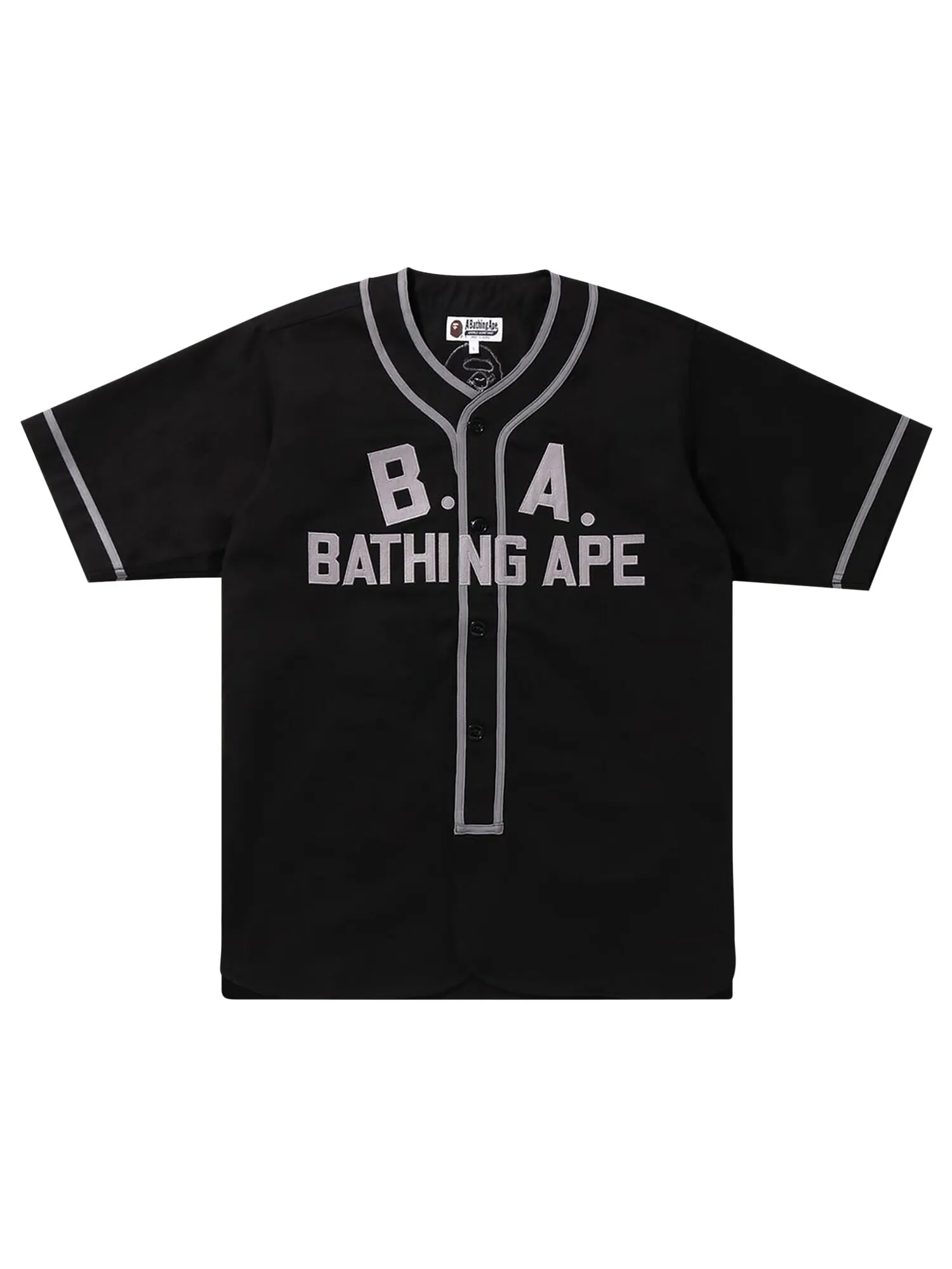 Бейсбольная рубашка BAPE Черная — изображение 1 из 2, черный