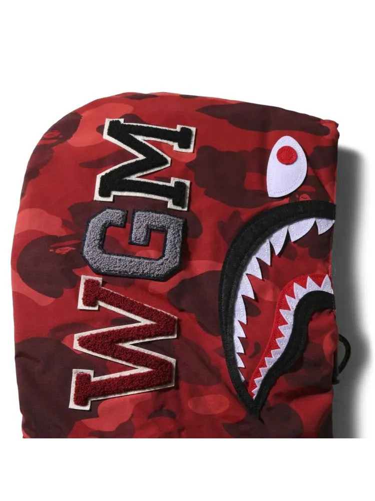 Куртка BAPE Color Camo Shark Snowboard Down Jacket — изображение 3 из 3, красный