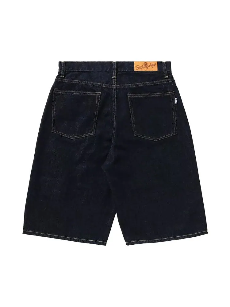 Шорты BAPE Shark Denim Shorts — изображение 2 из 2, темно-синий/белый