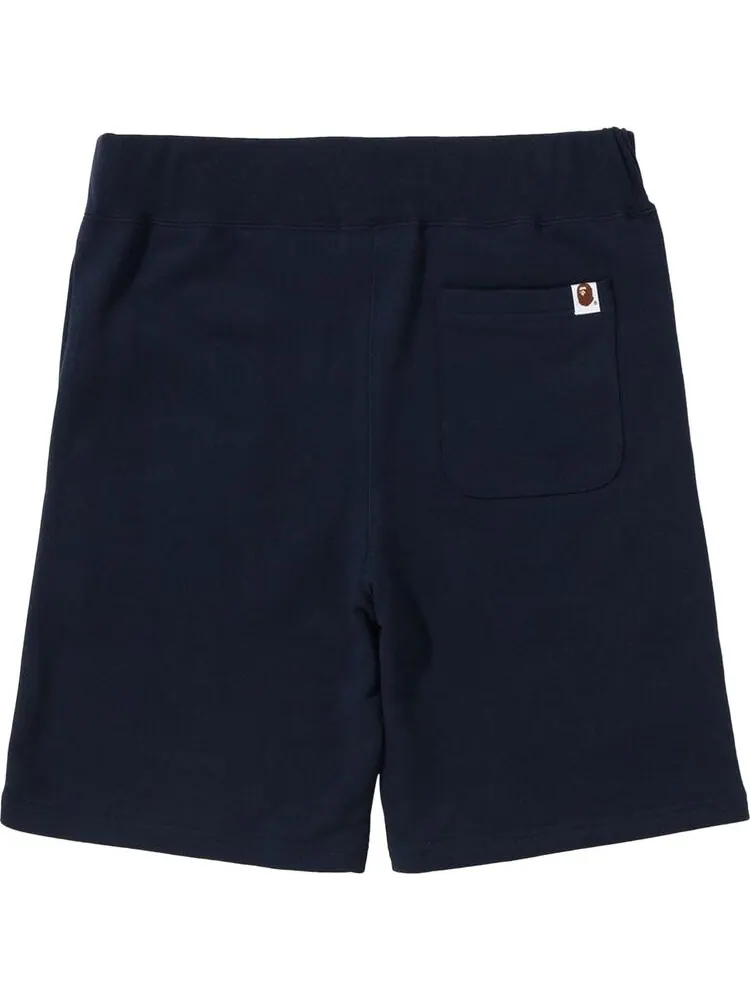 Спортивные шорты BAPE Multi Fonts Sweatshorts 'Navy' — изображение 2 из 2, синий