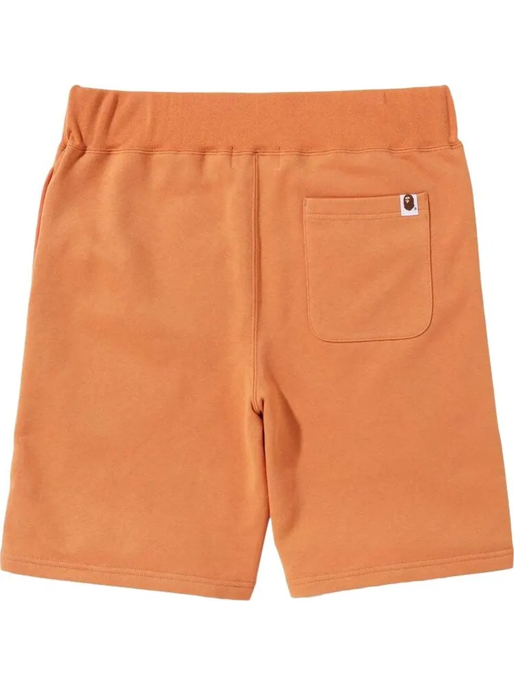 Спортивные шорты BAPE Multi Fonts Sweatshorts 'Orange' — изображение 2 из 2, оранжевый