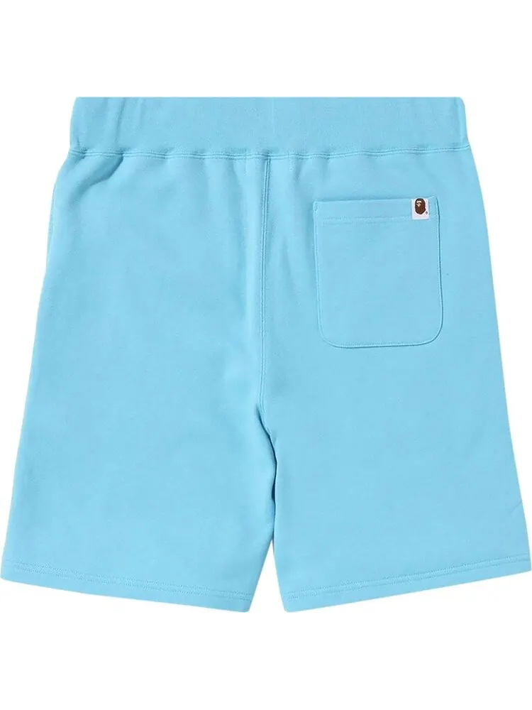 Спортивные шорты BAPE Multi Fonts Sweatshorts 'Sax' — изображение 2 из 2, синий