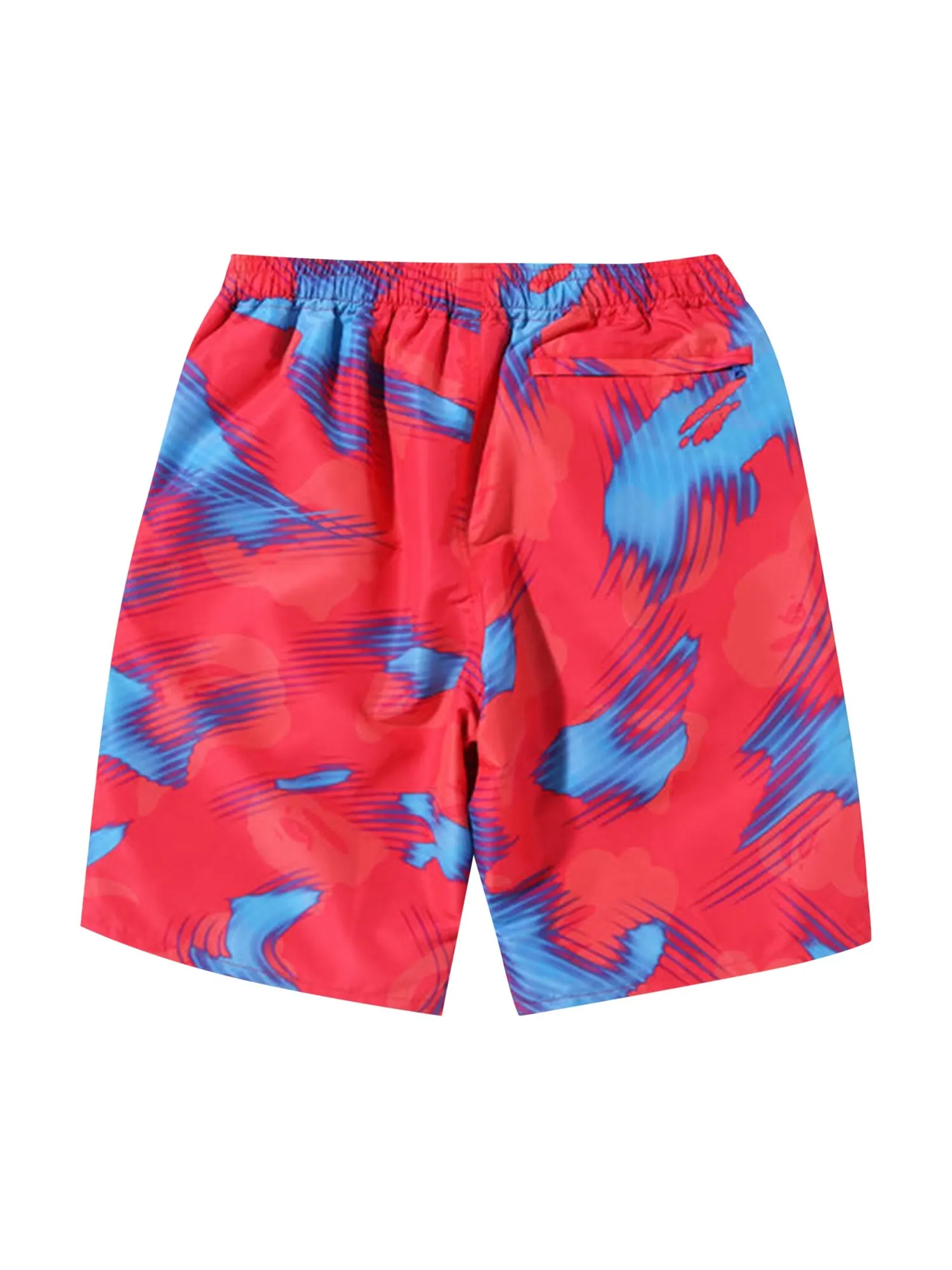 Пляжные шорты с камуфляжным принтом BAPE Stroke — изображение 2 из 2, красный