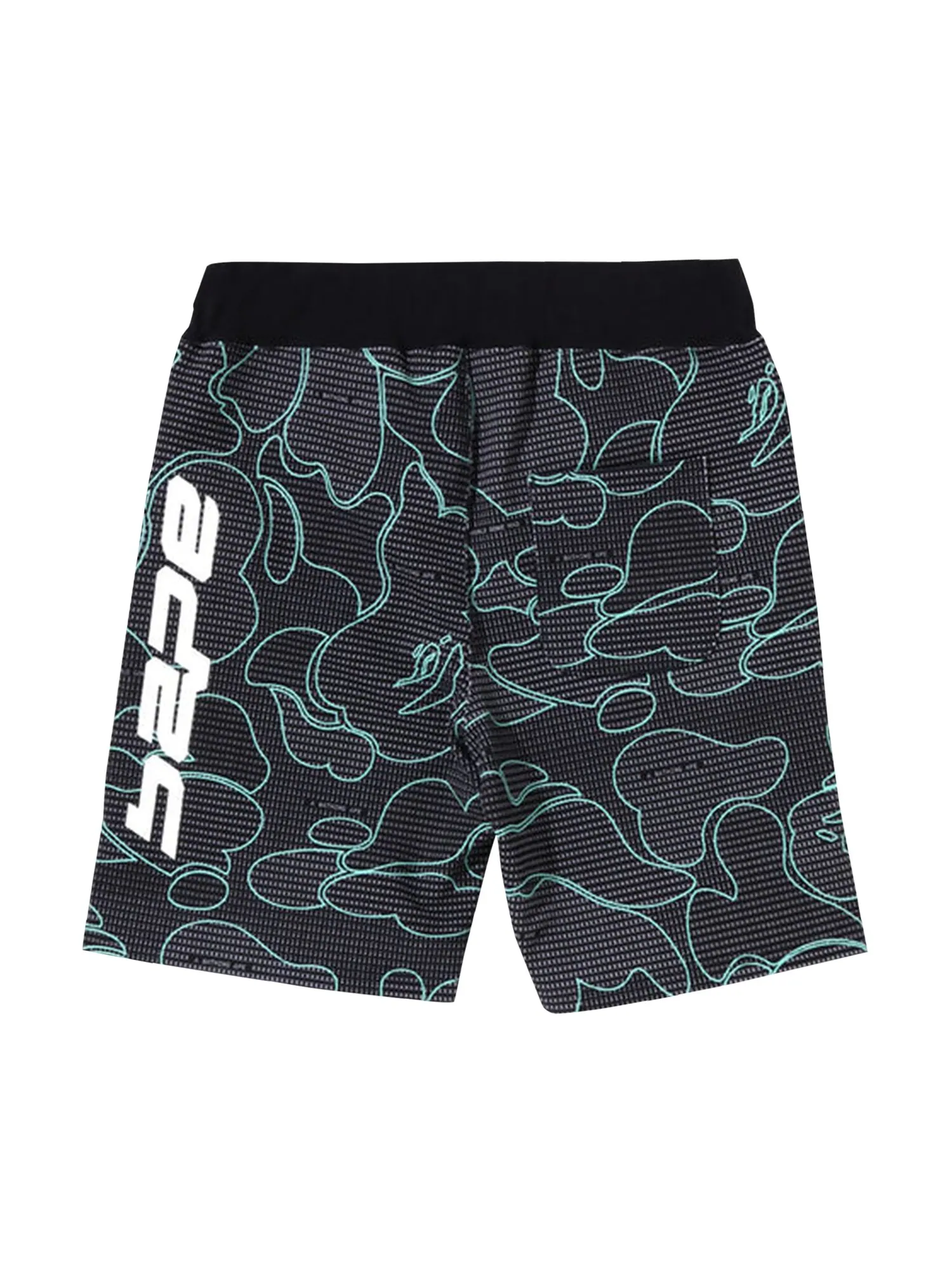 Спортивные шорты с камуфляжным принтом BAPE — изображение 2 из 2, черный