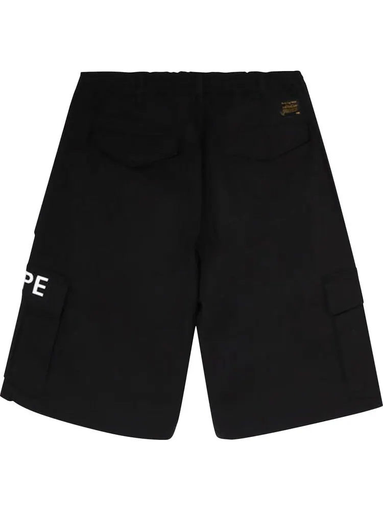 Шорты BAPE 6 Pocket Wide Fit Shorts 'Black' — изображение 2 из 2, черный