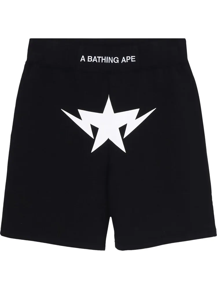 Спортивные шорты BAPE Twinsta Sweatshorts Black — изображение 1 из 2, черный