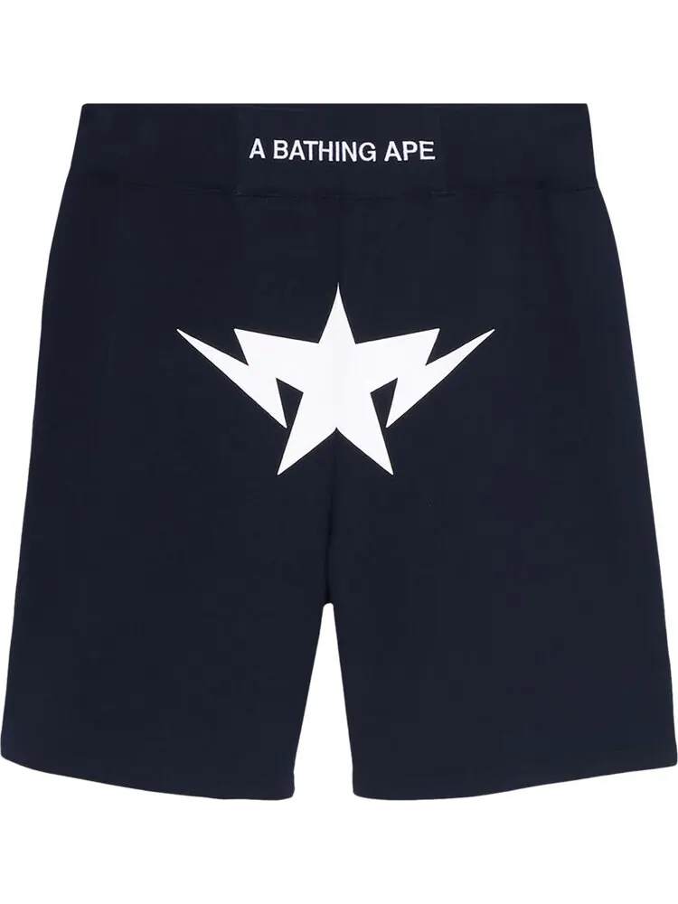 Спортивные шорты BAPE Twinsta Sweatshorts 'Navy' — изображение 1 из 2, синий