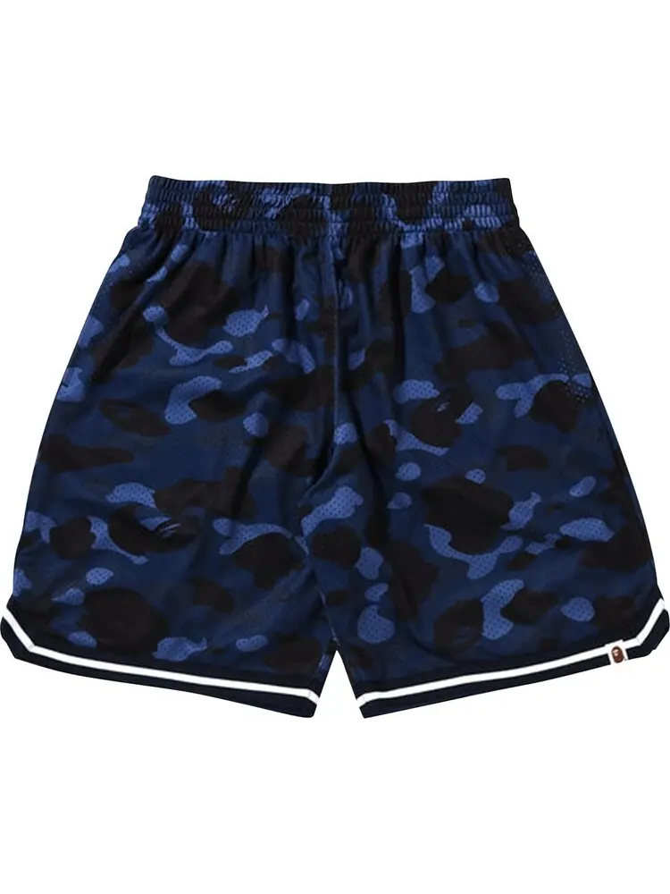 Шорты BAPE Color Camo Wide Fit Basketball Shorts 'Navy' — изображение 1 из 1, синий