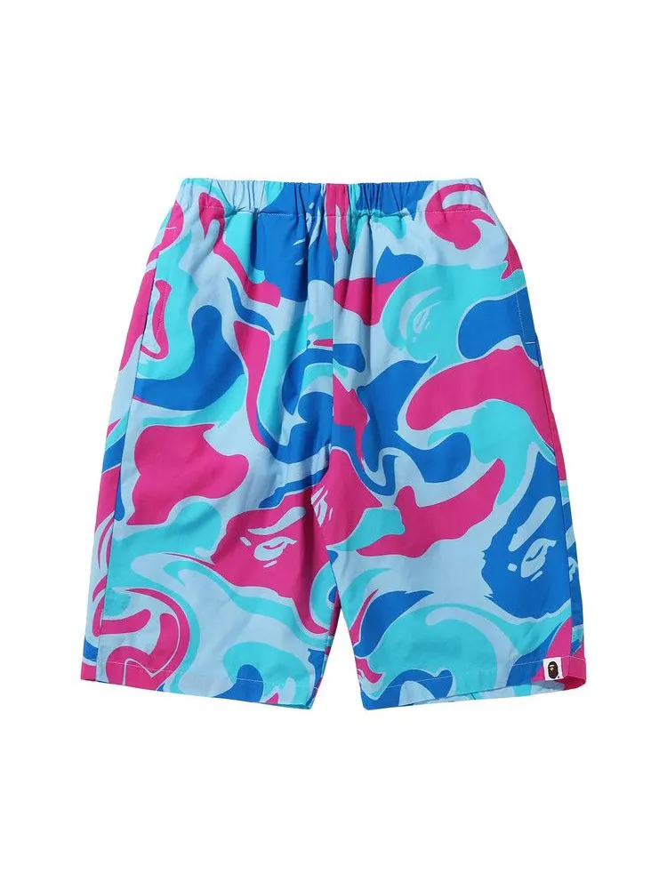 Шорты BAPE Marble Camo Shorts — изображение 1 из 2, синий