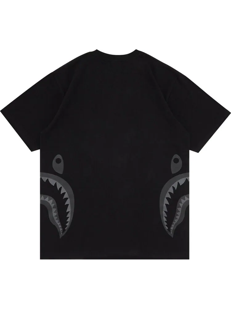 Футболка GOAT Exclusive BAPE Side Shark Tee In Black — изображение 2 из 3, черный
