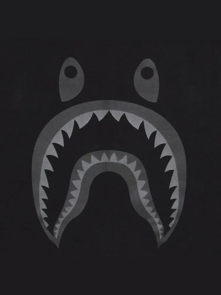 Футболка GOAT Exclusive BAPE Side Shark Tee In Black — изображение 3 из 3, черный