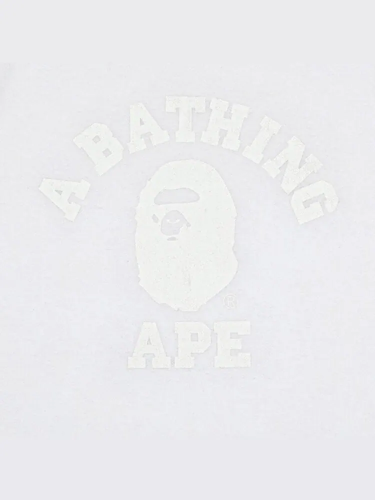 Футболка GOAT Exclusive BAPE College Tee In White — изображение 3 из 3, белый