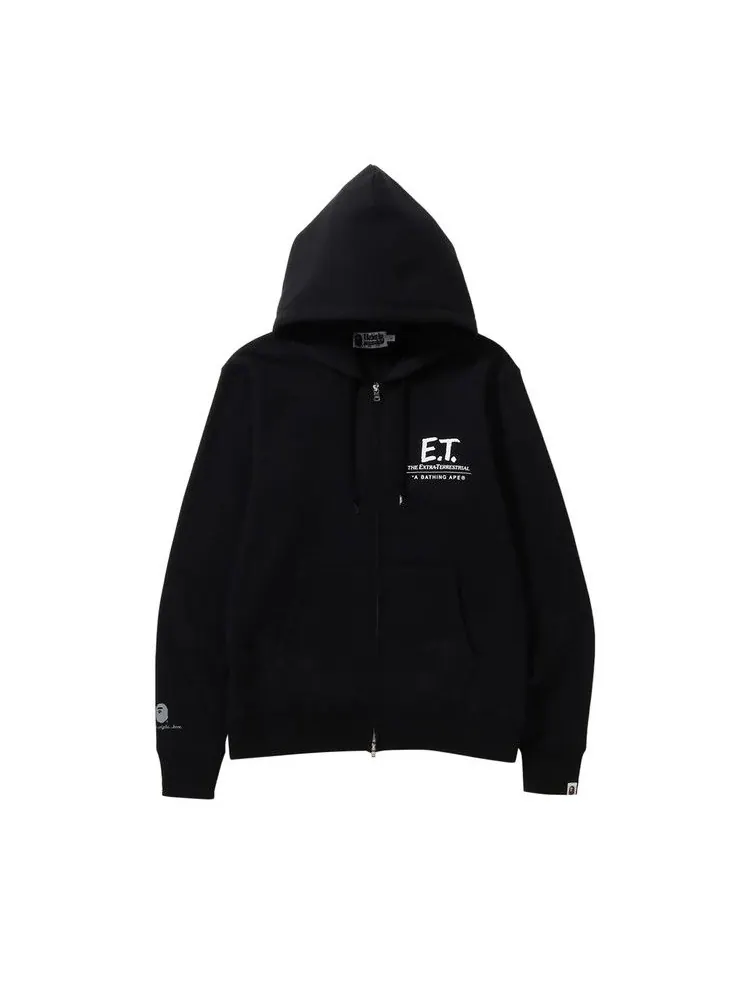 Худи BAPE x E.T. Ape Head Zip Hoodie — изображение 1 из 2, черный