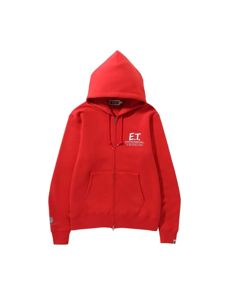 Худи BAPE x E.T. Ape Head Zip Hoodie — изображение 1 из 2, красный