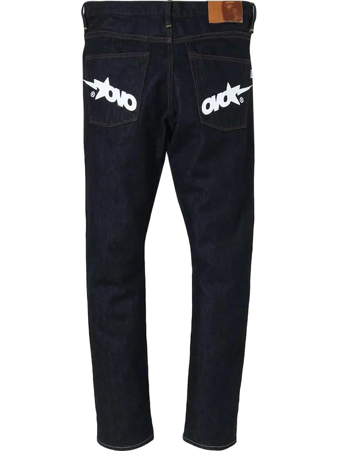 Брюки BAPE x OVO 2008 Type-05 Denim Pants 'Indigo' — 2