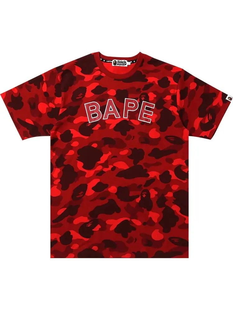 Футболка BAPE Color Camo Tee 'Red' — изображение 1 из 1, красный