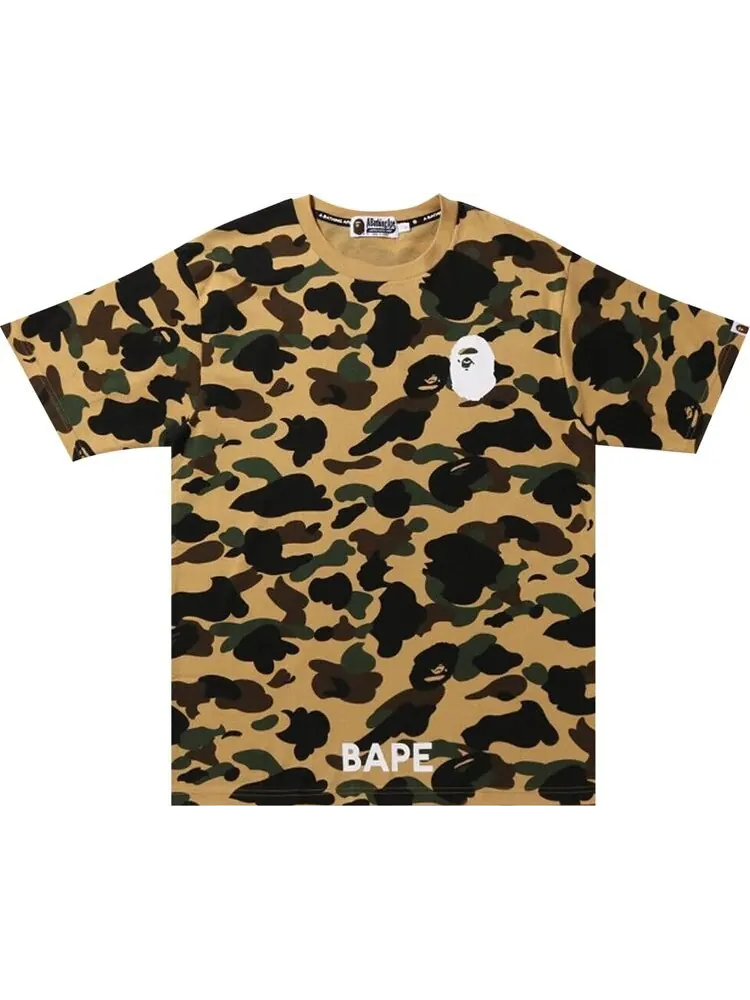 Футболка BAPE 1st Camo By A Bathing Ape Tee 'Yellow' — изображение 1 из 2, желтый